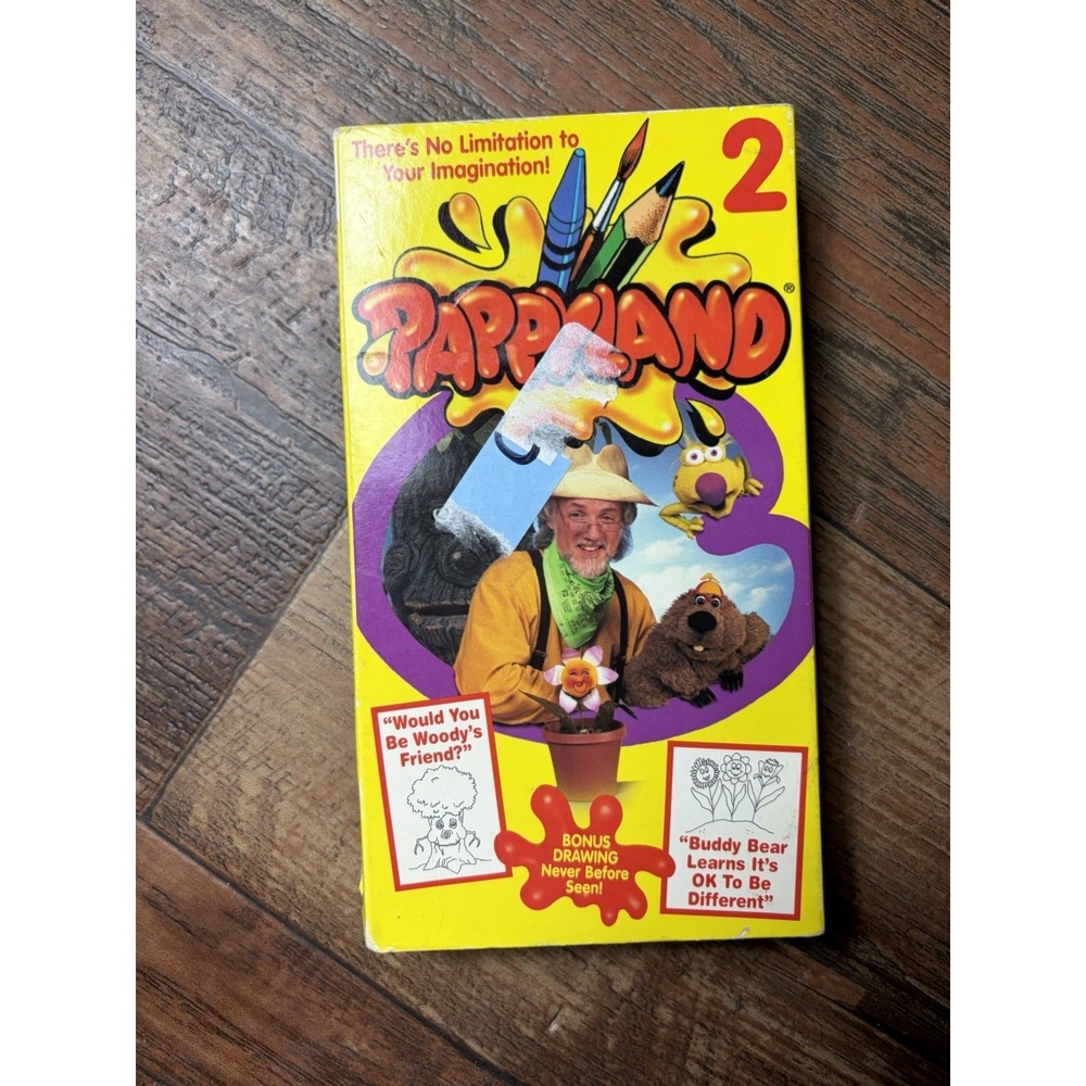 Pappyland - V. 2 VHS 1998 Yellow Tape